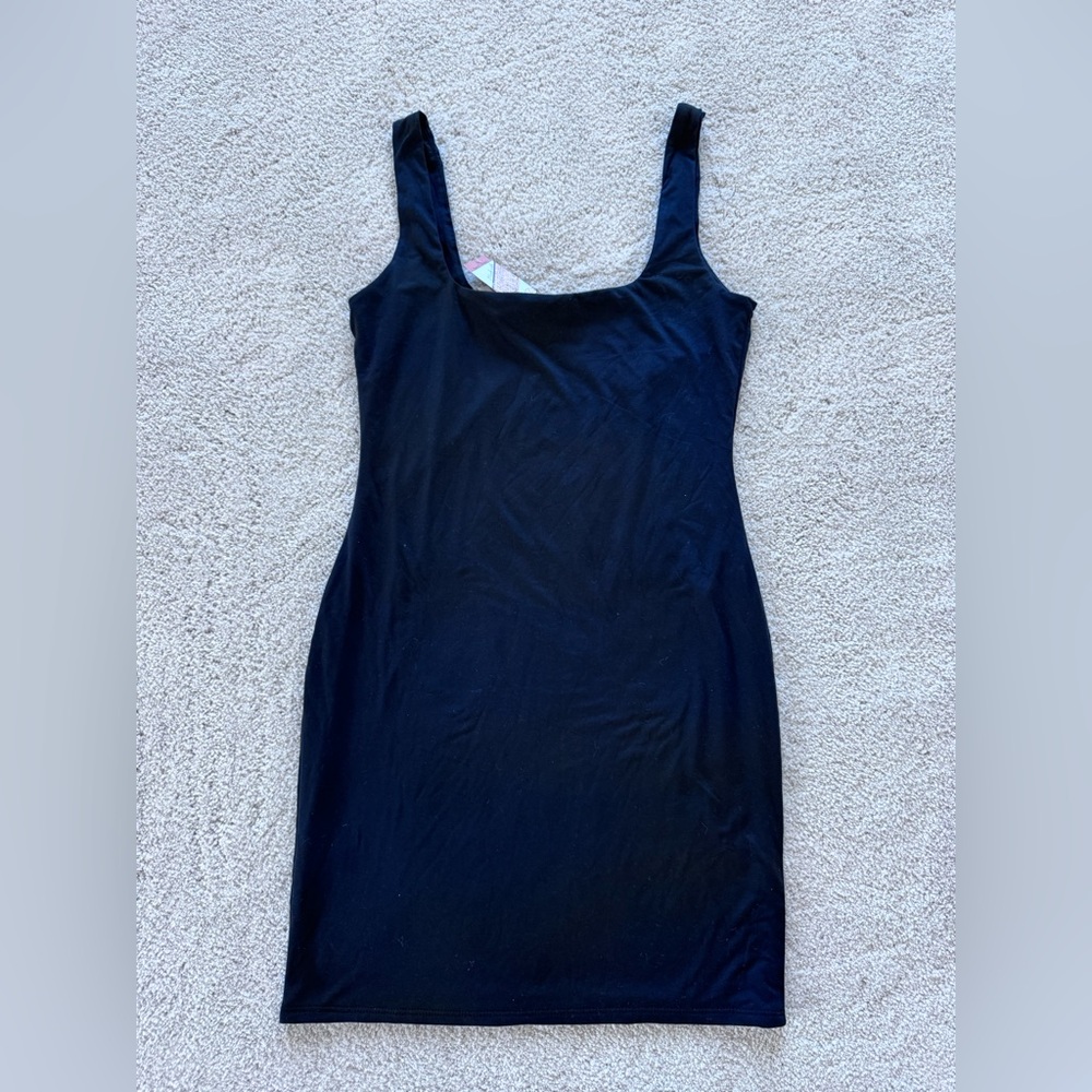 Heart Hips Black Mini Dress